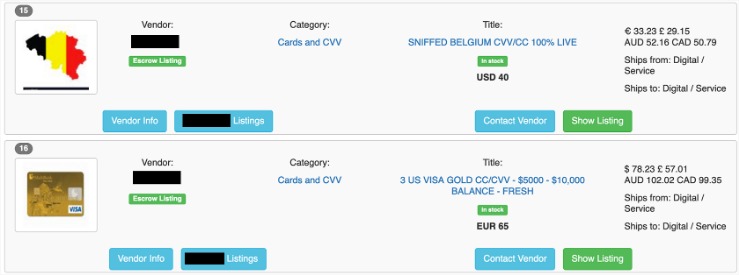 how to buy stolen credit cards on the dark web