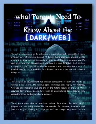 best dark web links